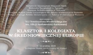 XLI Seminarium Mediewistycznym